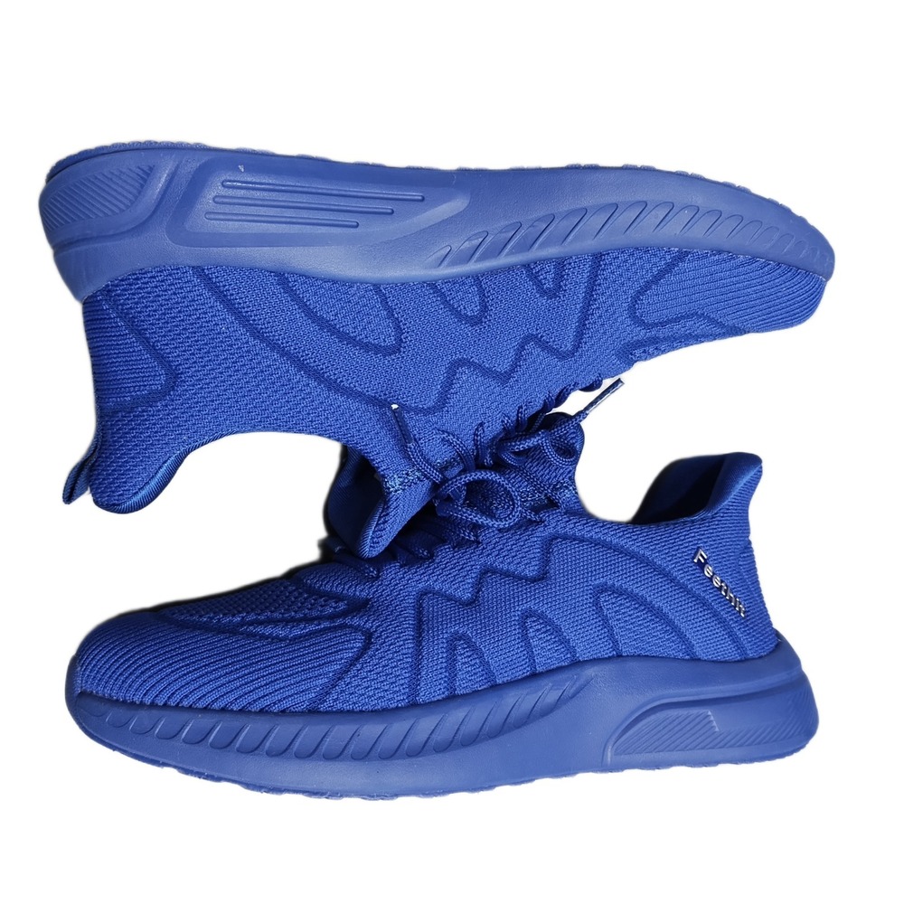 Feethit Running Shoes Mens US 9 Blue Lightweight Workout Non Slip Shockproof EUC